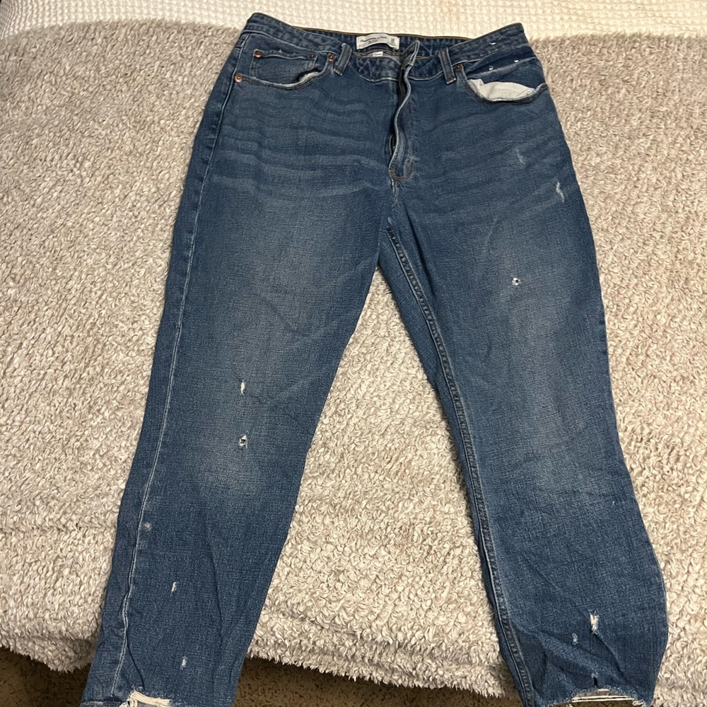 Abercrombie and finch curvy love jeans. Skinny high rise size 14r.